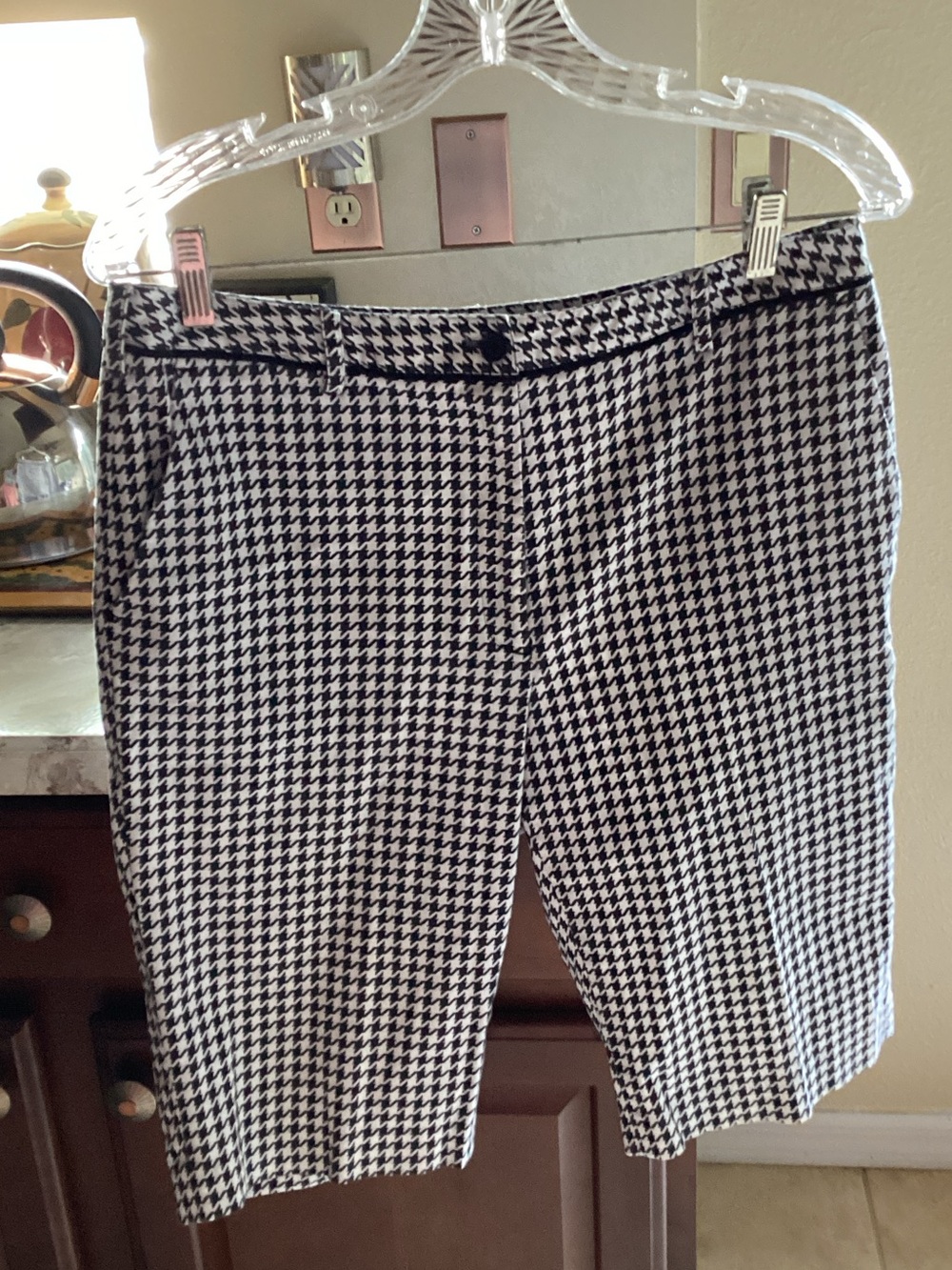 EP Pro Black and White Houndstooth Chinos